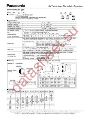 EEV-HA1A101WP datasheet  
